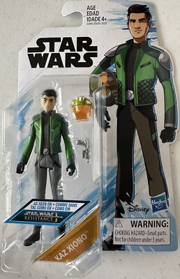 Star Wars Resistance Animated Series (2018) Kaz Xiono 3.75-Inch Figure C9 New
