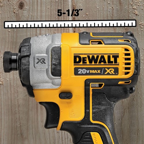DEWALT 20V MAX Hammer Drill, Impact Driver Kit 2 Batteries, Charger DCK299M2 - Picture 8 of 22