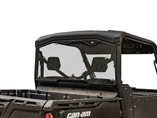SuperATV Scratch Resistant Lightly Tinted Rear Windshield for Can-Am Defender