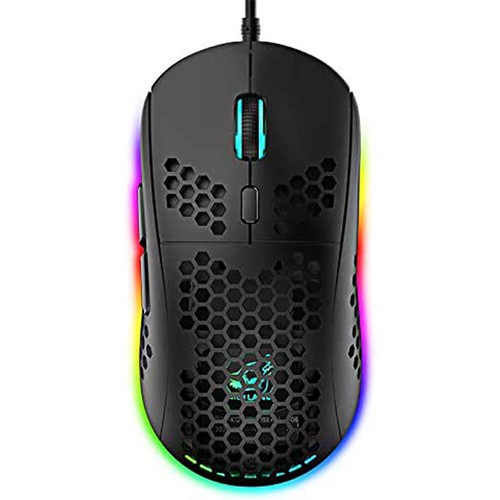 Lightweight Gaming Mouse Wired USB Optical Computer Mice RGB LED Backlit 3200DPI - Picture 13 of 19