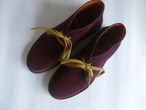 Real leather safari laced shoes 37/EU, scarpe safari camoscio tg 37 vinaccia - Foto 2 di 7