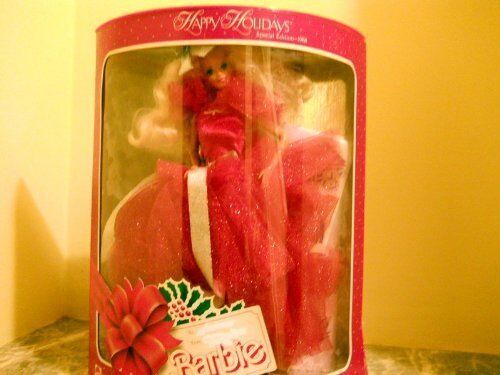 1988 Happy Holidays Blonde Barbie,  Damaged Box - Picture 1 of 1