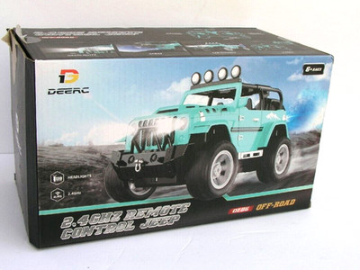 NOS DEERC Remote Control JEEP w/ Fog, Headlights, Music MIB
