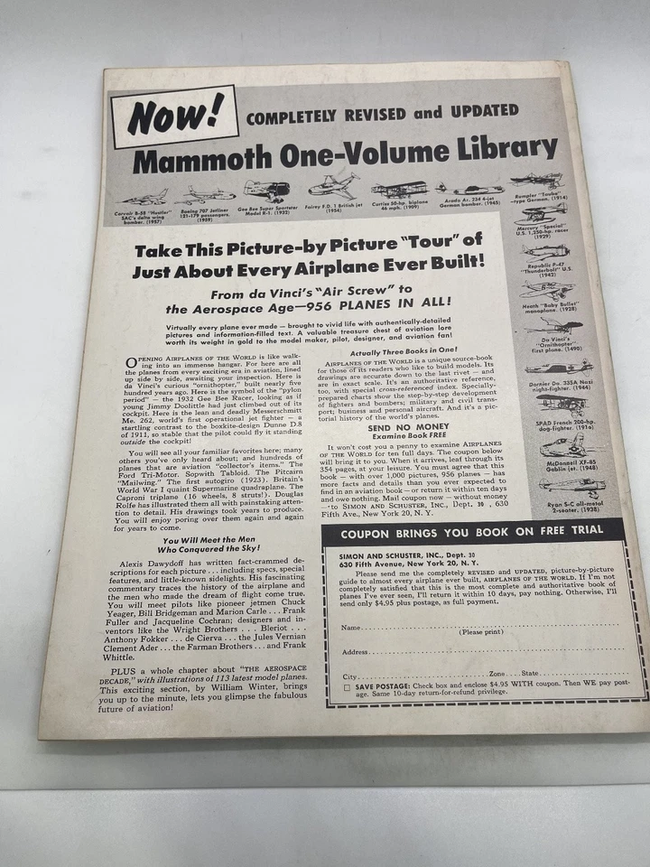 Air Progress Magazine October-November 1963 Vol 15 No 5 Aviation USA Conde Nast Foto 3 de 3