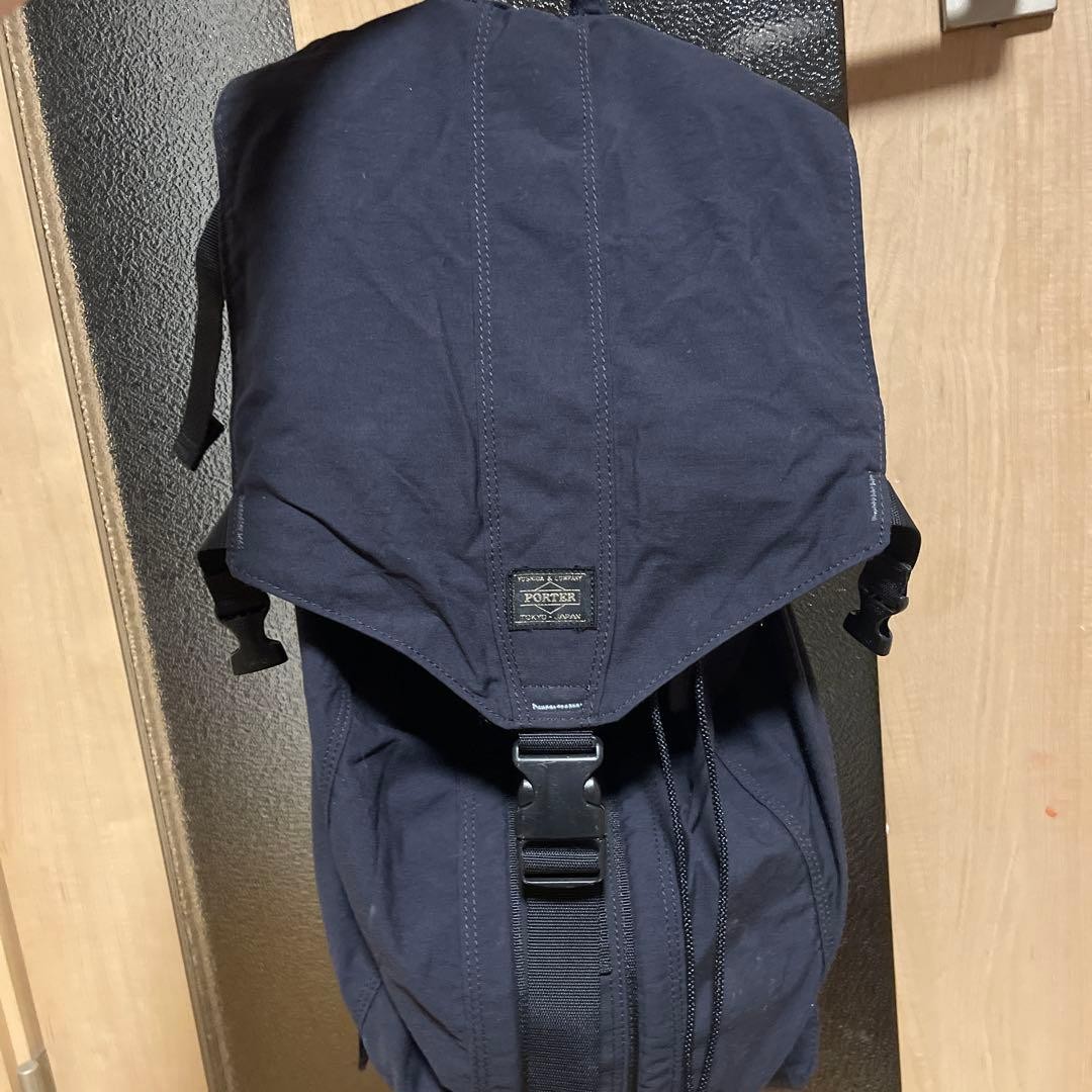 Porter String Rucksack Backpack Black Lightweight… - image 1