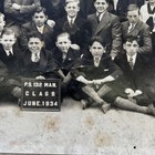 Large Antique School Photo On Board PS 132 Man 1934 R Gardner NY — photo 9