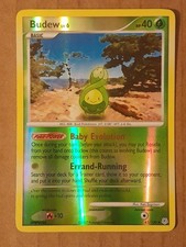 Pokemon Budew 43/130 Diamond & Pearl Reverse Holo See Pictures