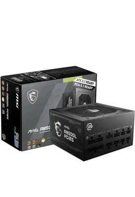 MSI MAG A850GL PCIE 5.0, 80 GOLD Fully Modular Gaming PSU, 12VHPWR CableATX A12
