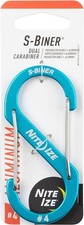 Nite Ize S-Biner Aluminum Dual Carabiner 4 - Blue