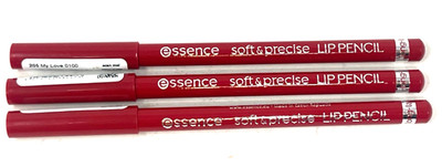 (3) Essence Soft & Precise Lip Pencil New In Packaging 0.02 oz 205 - My Love