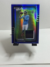 Panini 2025 Donruss Optic Threads Cam Ward #DTBH-CWD Titans Blue Hyper Prizm RC