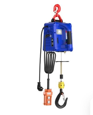 Mini Electric Hoist, Small Home-Use Lifting Motor, Wireless Remote Control Hoist