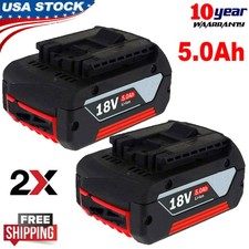 2x BAT609 For BOSCH 18V CORE 18Volt 5.0Ah High Performance Battery BAT618 Li-ion