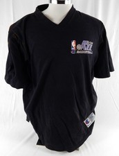 1994-95 Utah Jazz Bryon Russell #34 Game Used Black Training Shirt XXL 562