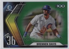 2022 Bowman Chrome Scouts Top 100 Green Refractor 20/99 Brennen Davis 11sd