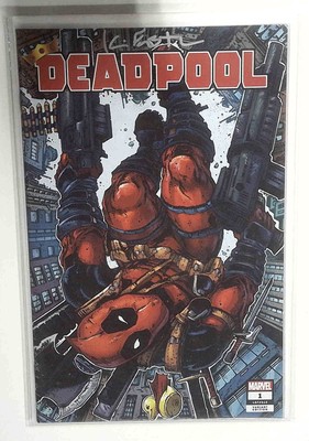 1x  C0527: Deadpool: #1: Clover Signed Eastman: 7.5 VF- Condition in Title Singl