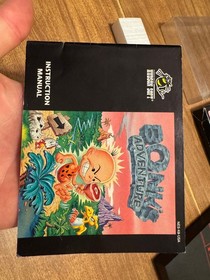 Bonk's Adventure (Nintendo NES) AUTHENTIC GRAIL RARE video game CIB complete BA