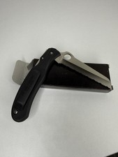 Spyderco C14SBK Rescue Pocketknife Serrated Sheepsfoot Blade Black 1996