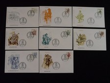 Berlin at the 19th century set of 9 FDC Berlin 1969