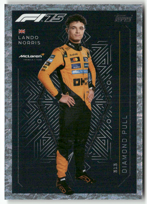 Topps F1 Turbo Attax 2025 Formel 1 No. 313 Lando Norris Diamond