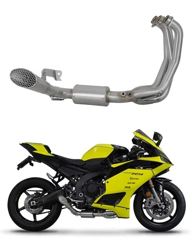 Fits to Yamaha YZF R9 2025 Full Exhaust System Collector Silencer GP3 DOMINATOR