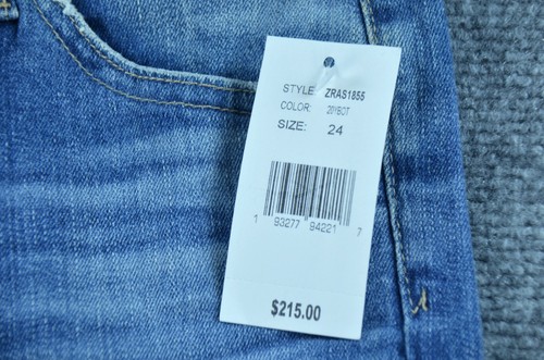 Adriano Goldschmied Jeans Damen 24 The Prima Ankle Cigarette Denim Neu mit Etikett - Bild 3 von 8