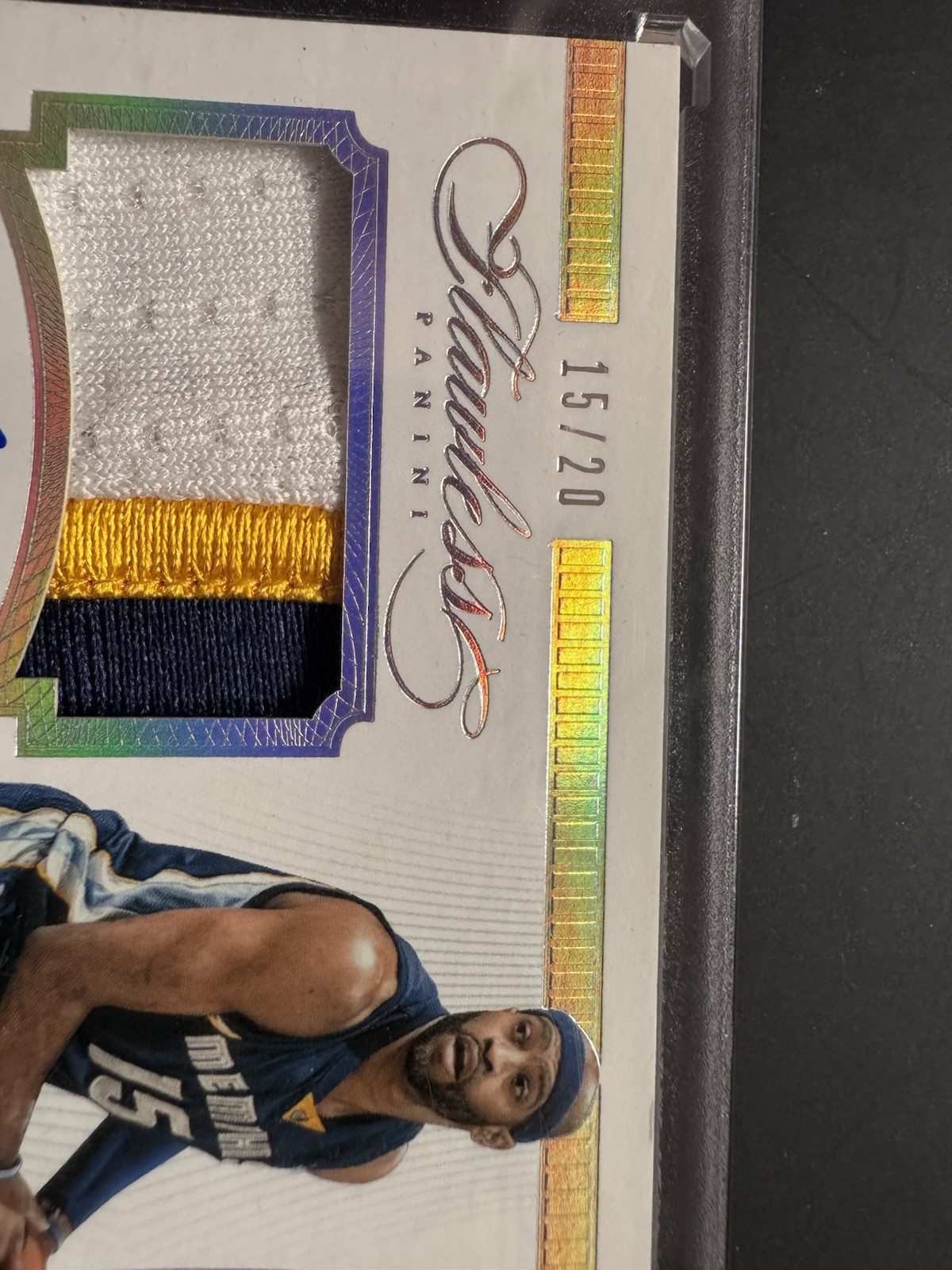 2014-15 Flawless Vince Carter Patch Auto /20 Jersey # 1/1 Grizzlies 🔥 view 2