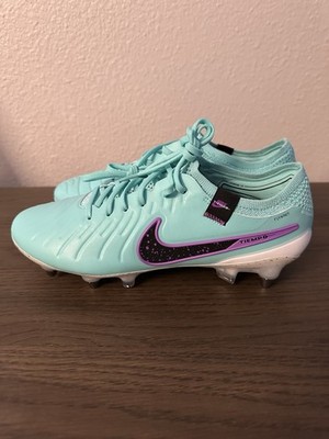 Nike Tiempo Flyknit ACC Cleats Teal FN7283-300 Men s Size 6.5 Women s 8
