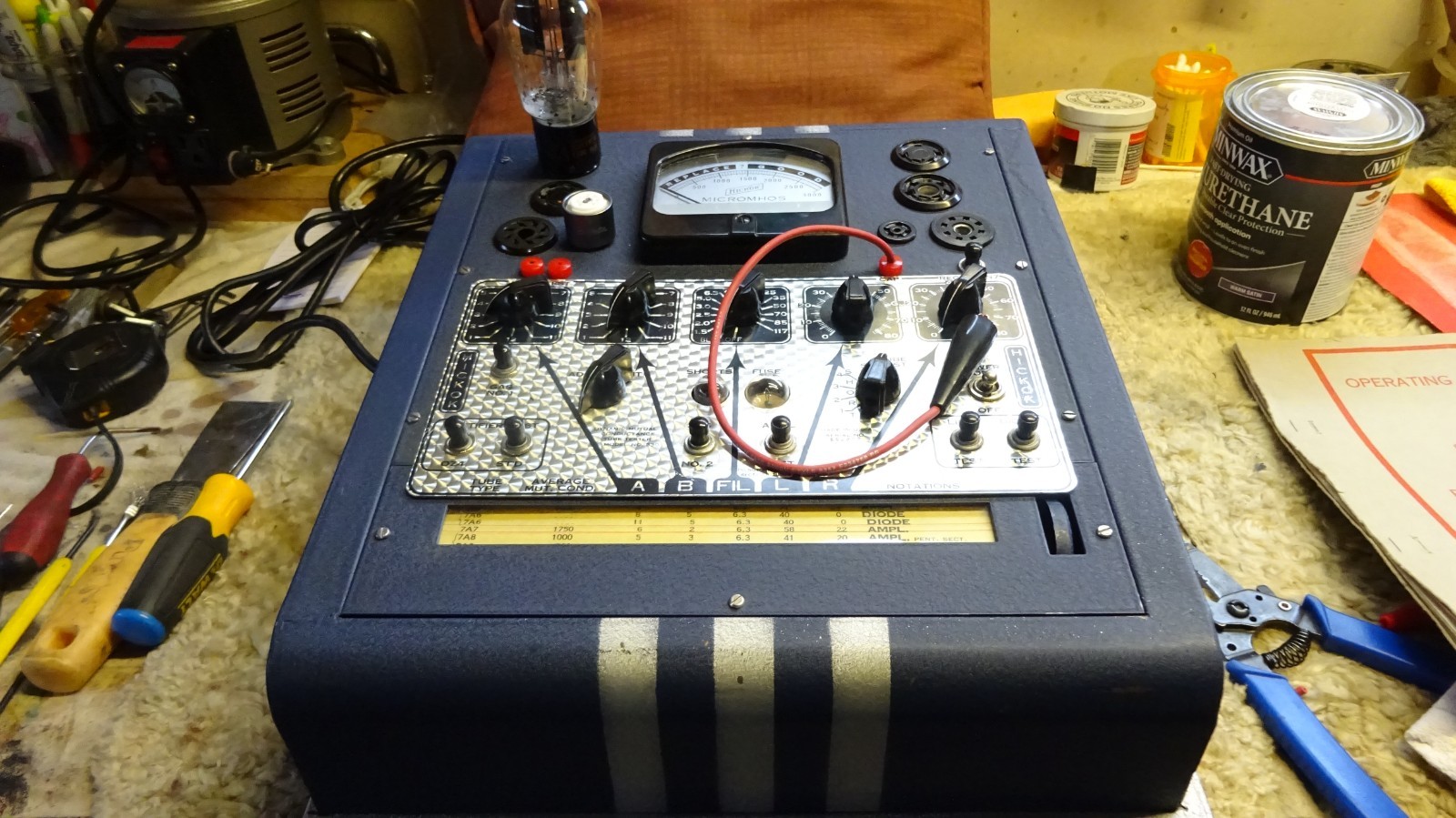 Hickok 503 mutual conductance tube tester