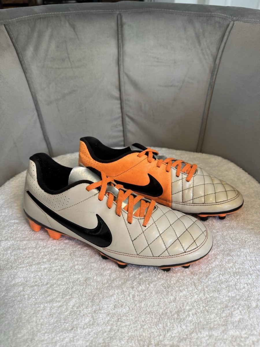 Nike Tiempo Rio II FG VGCondition Plastic Studs Uk Us Eu 41 Cm