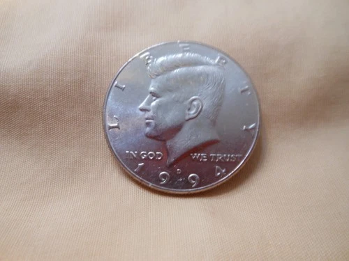 1994 D Kennedy Half Dollar F/ A BU Bank Roll of Kennedy Half Dollars. Nice Coin!
