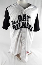 2024 Syracuse Mets Matt Festa #49 Game Used Signed White Jersey Oat Milkers 44 7