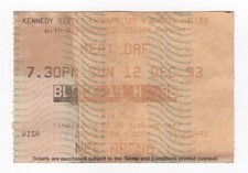 Eat Meat Loaf 12/12/93 Birmingham UK NEC Arena Ticket Stub!