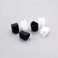 50 Pack RJ45 Connectors Dust Cover Protector Ethernet Cable Plug Protective C...