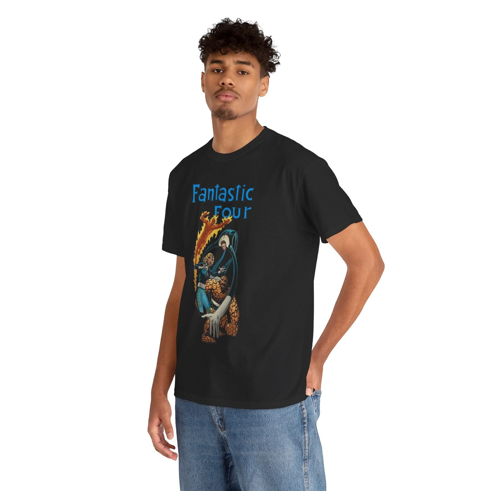 Fantastic Four T-Shirt - John Byrne Art - Thing, Reed Richards - Marvel Comics
