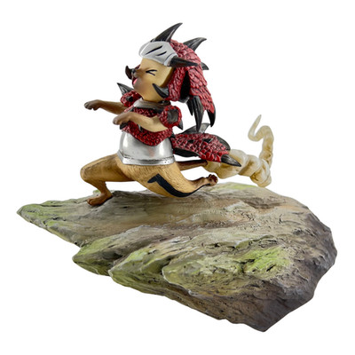 Kinetiketten Studio Figur Monster Hunter Rathalos Fiery Bundle Palico Armor