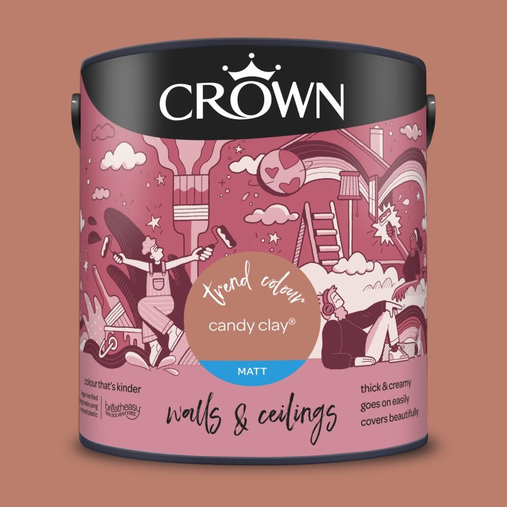 CROWN WALLS AND CEILINGS MATT CANDY CLAY 2.5L - Image 2