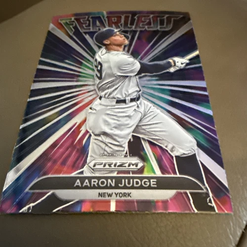 2022 Panini Prizm - Fearless Purple Prizm #FL-6 Aaron Judge - New York Yankees