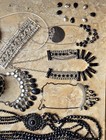 Costume Jewelry LOT Vtg -Now Mix Statement Necklaces & Bracelets Rhinestone + — photo 6