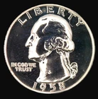 1958 GEM PROOF 90% SILVER WASHINGTON QUARTER