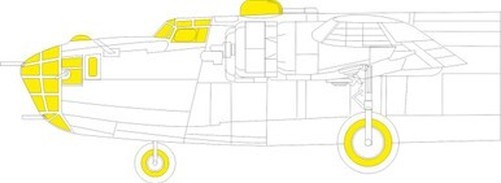 Eduard EX1102 1/48 B-24D TFace Canopy MASK Set MASK for HOBBY BOSS Kit