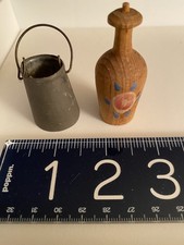 Antique German Dollhouse Kitchen Accessories