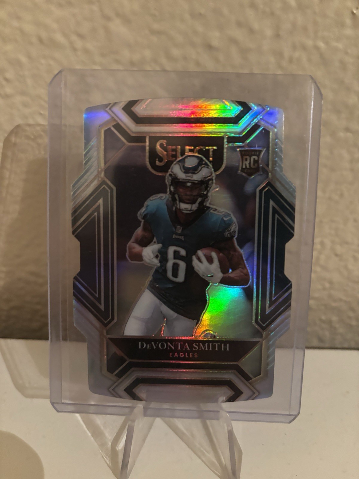 2021 Panini Select - Club Level Devonta Smith #249 Silver Prizm Die-Cut (RC)