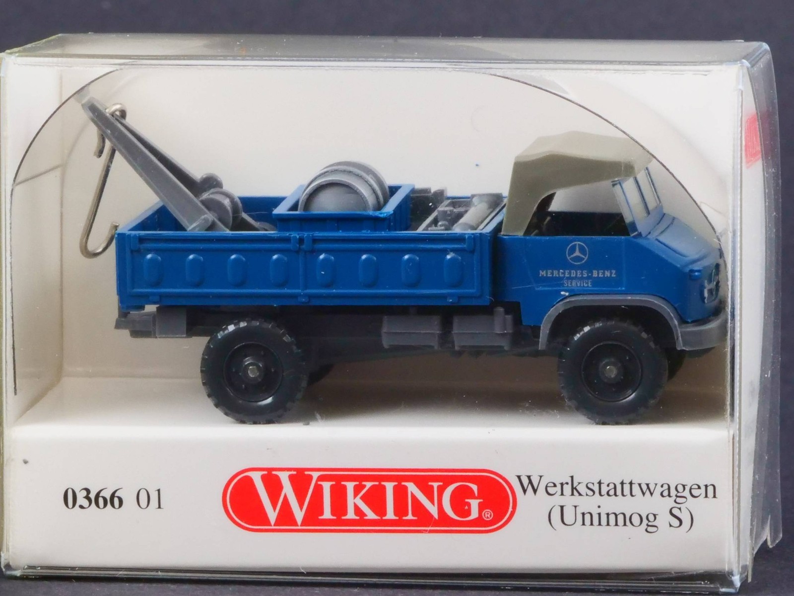 Wiking 036601 MB Unimog S Workshop Truck Service Mint! OVP BL 1707-04-03