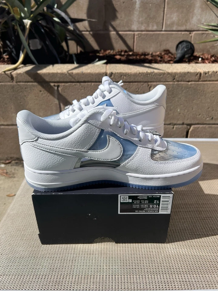 Nike Air Force 1 Invisible Mujer IB5724-100 Hombre’s Talla 10.5 Foto 4 de 4