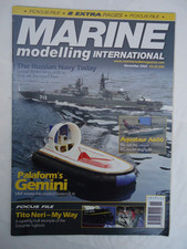Marine Modelling Int.Magazine November 2005 Used but in good condition no plan