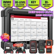 Launch X431 IMMO ELITE IMMO PLUS Key Programming Full System Diagnostic Scanner