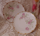 2 Haviland Limoges Coupe Dessert Plates Schleiger 1151A Baltimore Rose Gold 7.5" — photo 5