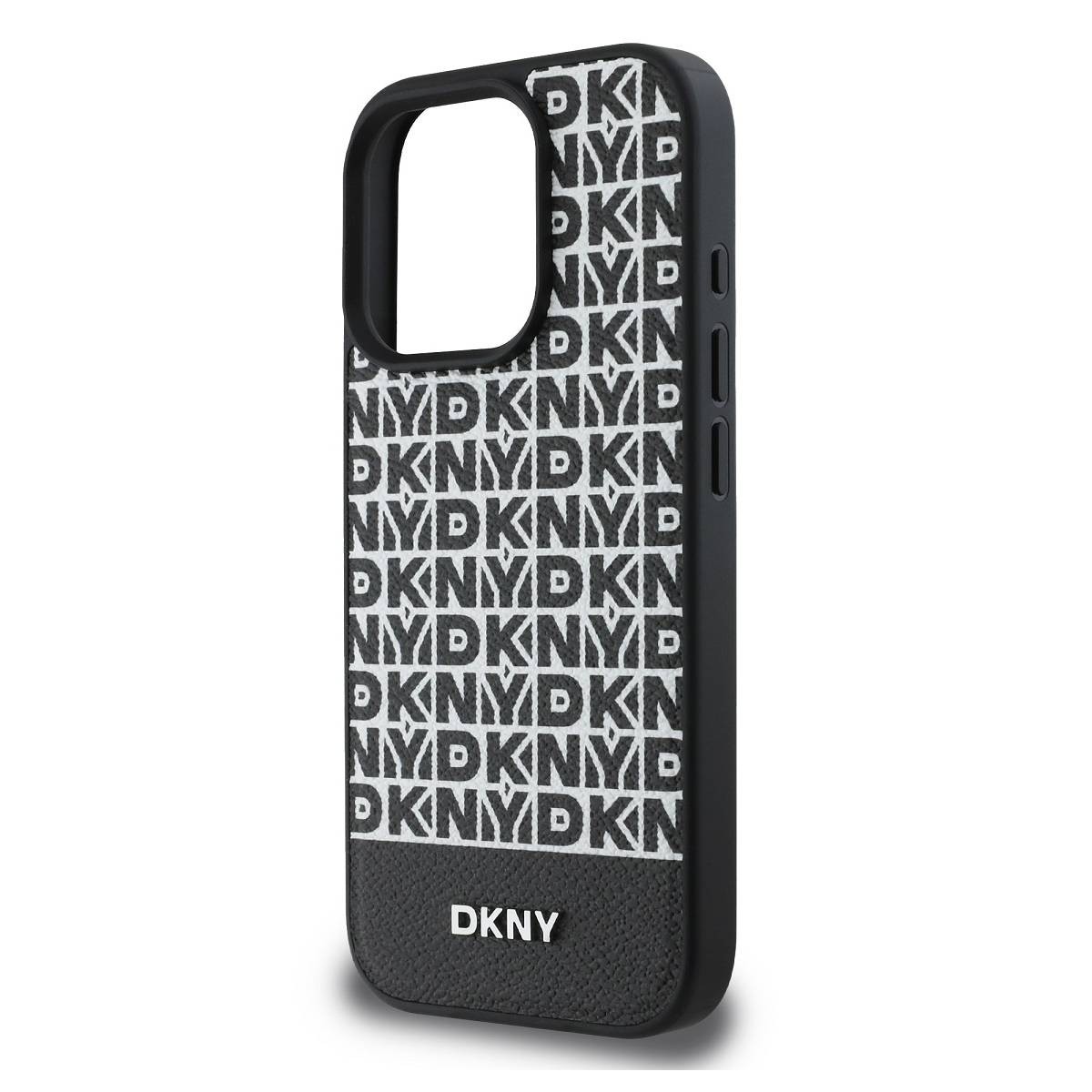 Coque DKNY pour iPhone 16 Pro Max avec motif repeat noir - 2