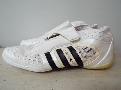 Adidas Beijing Adistar Wrestling Shoes White Black 2008 Men's Size 12 READ
